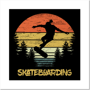 Vintage Skateboarding Apparel Skate Cloathing Posters and Art